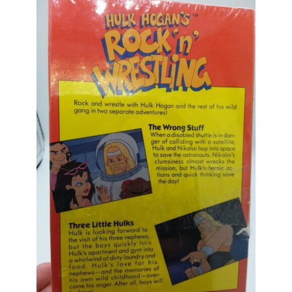 Hulk Hogans Rock N Wrestling VHS The Wrong Stuff Three Little Hulks 1985 - Picture 4 of 10